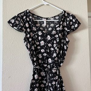 90s Floral Print Sundress, Size Small